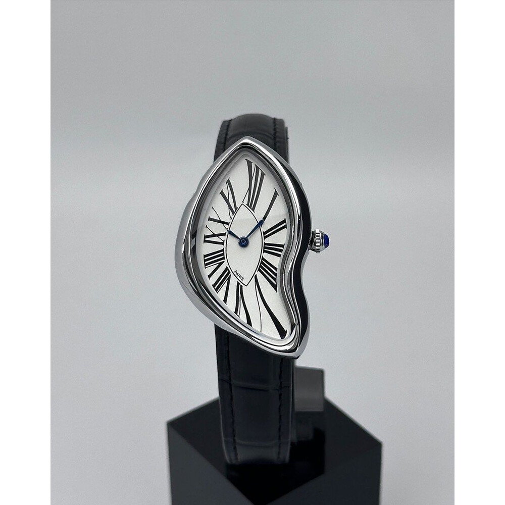 Custom Mod • No Logo Silver Crash Quartz Watch • 27mm